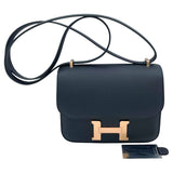 エルメス HERMES コンスタンス3 ミニ K刻 ブラック PG金具 エプソン レディース ショルダーバッグ