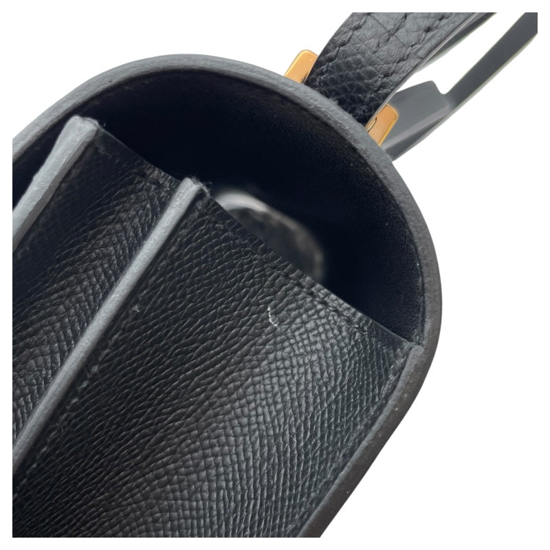 エルメス HERMES コンスタンス3 ミニ K刻 ブラック PG金具 エプソン レディース ショルダーバッグ