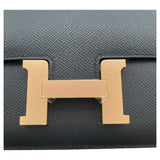 エルメス HERMES コンスタンス3 ミニ K刻 ブラック PG金具 エプソン レディース ショルダーバッグ