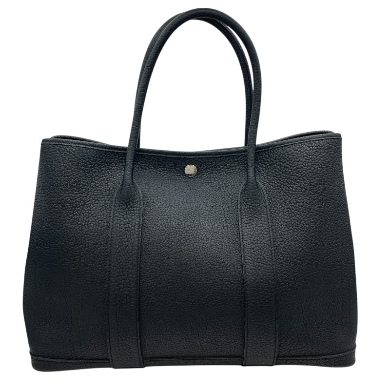 エルメス HERMES ガーデンパーティPM Y刻 ブラック SV金具 ネゴンダ ユニセックス ハンドバッグ