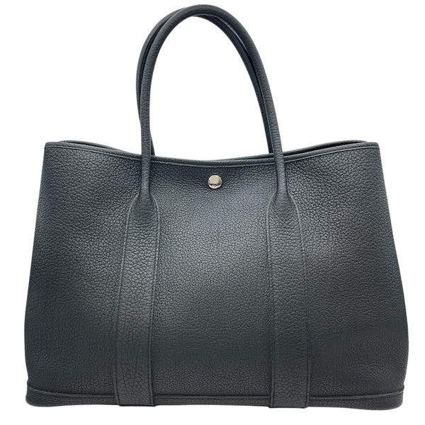 エルメス HERMES ガーデンパーティPM Y刻 ブラック SV金具 ネゴンダ ユニセックス ハンドバッグ