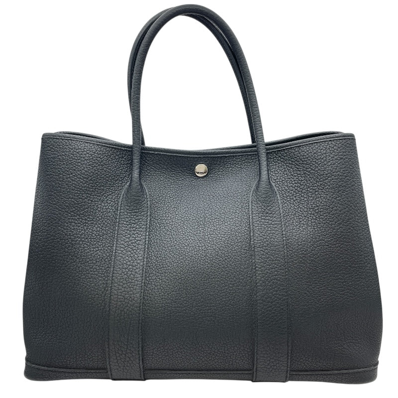 エルメス HERMES ガーデンパーティPM Y刻 ブラック SV金具 ネゴンダ ユニセックス ハンドバッグ