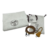 エルメス HERMES ケリー28 内縫い B刻 ナチュラルサブレ SV金具 トゴ レディース ショルダーバッグ