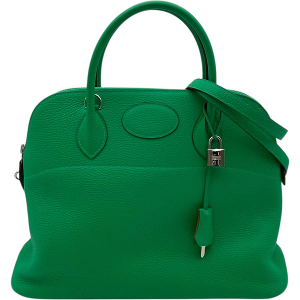 エルメス HERMES ボリード35 □P刻 バンブー トリヨン レディース ハンドバッグ