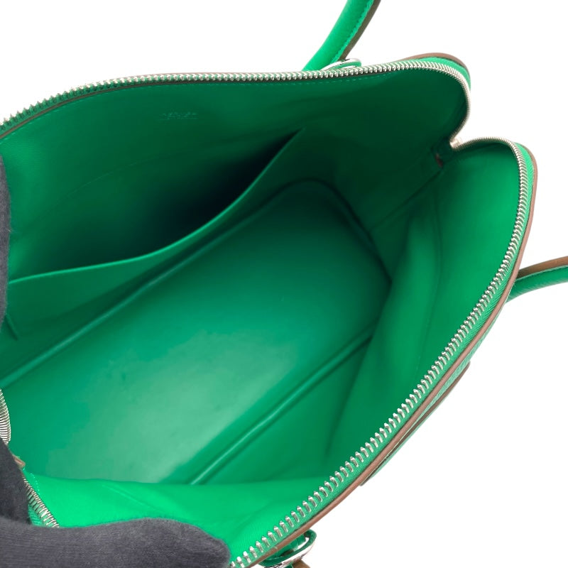 エルメス HERMES ボリード35 □P刻 バンブー トリヨン レディース ハンドバッグ