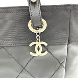 シャネル CHANEL パビリアッツトートPM A34208 12番台 ブラック SV金具 コーティングキャンバス レディース トートバッグ