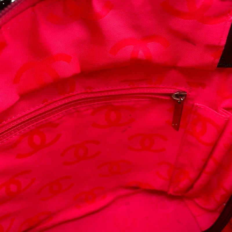 シャネル CHANEL カンボンライン ミディアム A23167 12番台 ブラック SV金具 カーフ レディース トートバッグ