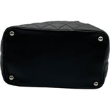 シャネル CHANEL カンボンライン トートミディアム A25167 12番台 ブラック SV金具 カーフ レディース トートバッグ