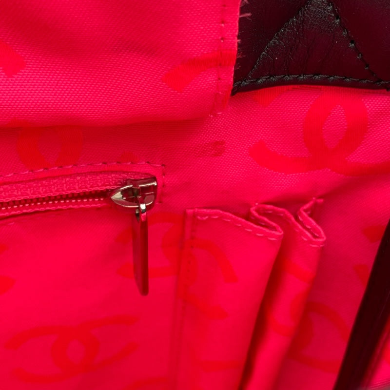 シャネル CHANEL カンボンライン トートミディアム A25167 12番台 ブラック SV金具 カーフ レディース トートバッグ