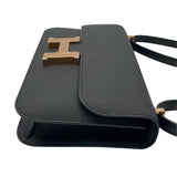 エルメス HERMES コンスタンス エラン W刻 ブラック PG金具 エプソン レディース ショルダーバッグ