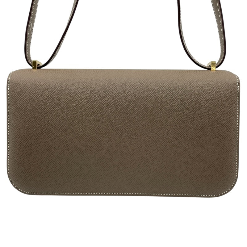 エルメス HERMES コンスタンス エラン K刻 エトゥープ GD金具 エプソン レディース ショルダーバッグ