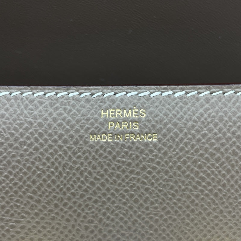 エルメス HERMES コンスタンス エラン K刻 エトゥープ GD金具 エプソン レディース ショルダーバッグ