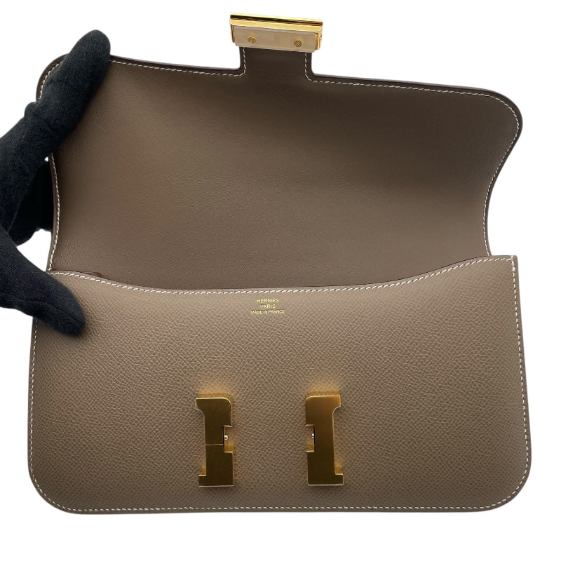 エルメス HERMES コンスタンス エラン K刻 エトゥープ GD金具 エプソン レディース ショルダーバッグ