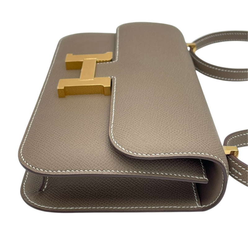エルメス HERMES コンスタンス エラン K刻 エトゥープ GD金具 エプソン レディース ショルダーバッグ