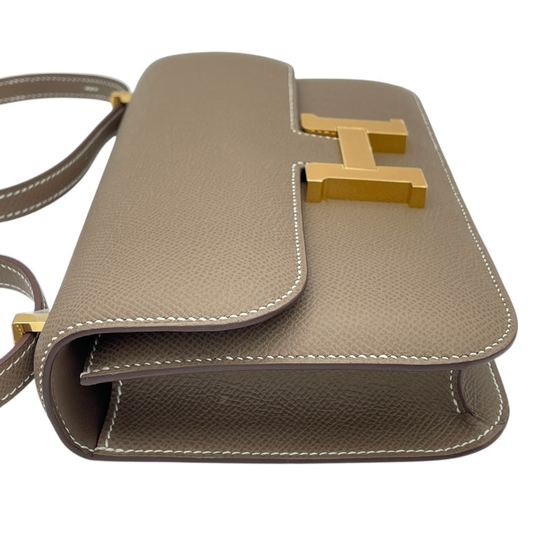 エルメス HERMES コンスタンス エラン K刻 エトゥープ GD金具 エプソン レディース ショルダーバッグ