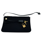 エルメス HERMES エールバッグジップPM U刻 ブラック GD金具 トワル/ヴァッシュハンター レディース ハンドバッグ