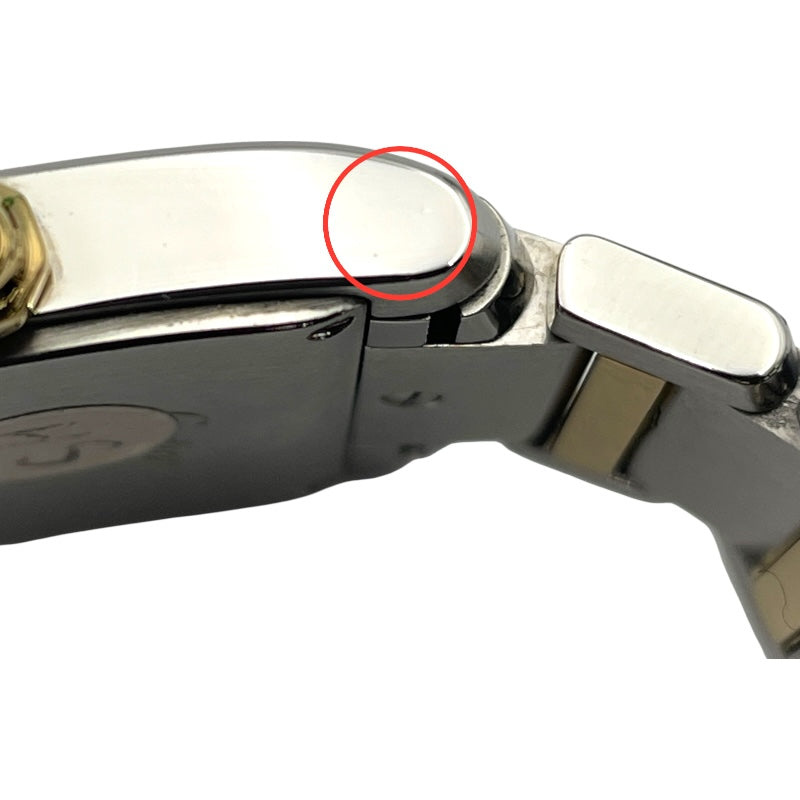 カルティエ Cartier タンクフランセーズ MM W51012Q4 ホワイト SS/YG レディース 腕時計