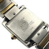 カルティエ Cartier タンクフランセーズ MM W51012Q4 ホワイト SS/YG レディース 腕時計