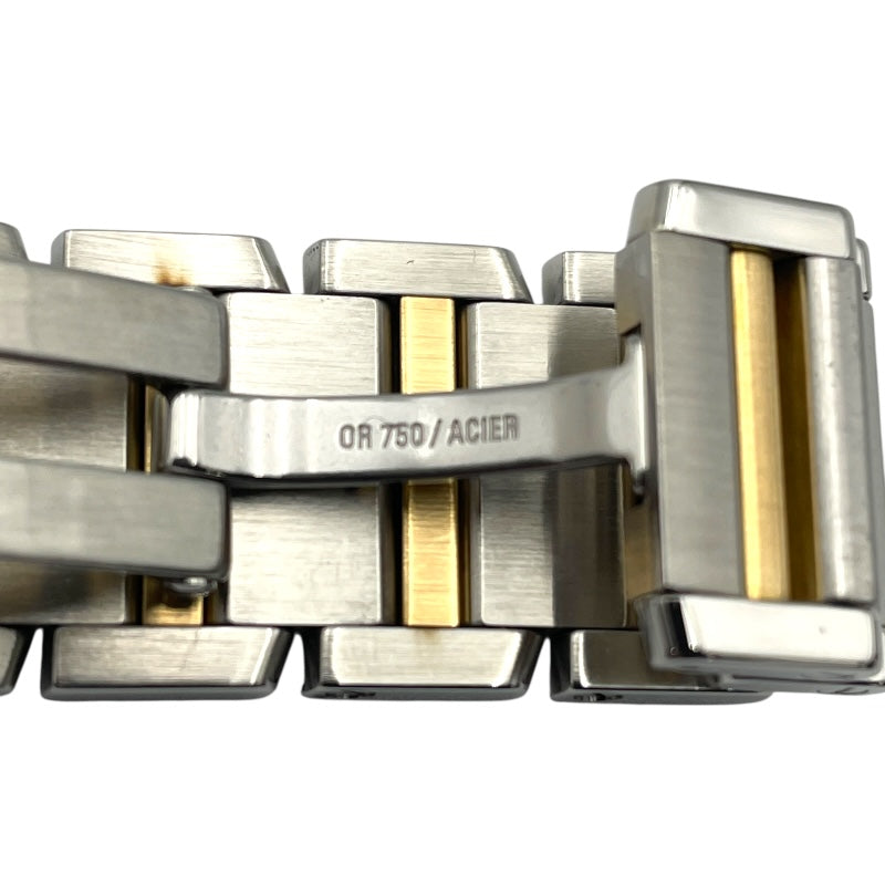 カルティエ Cartier タンクフランセーズ MM W51012Q4 ホワイト SS/YG レディース 腕時計