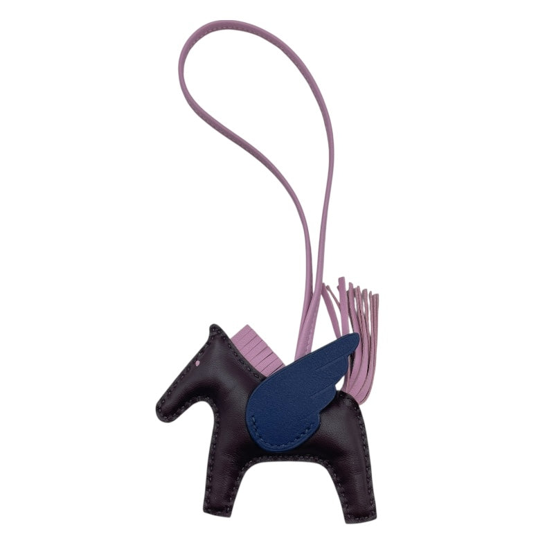 エルメス HERMES ロデオペガサスPM Z刻 ルージュセリエxブルーサフィールxモーヴシルベストル アニョーミロ レディース チャーム