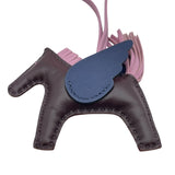 エルメス HERMES ロデオペガサスPM Z刻 ルージュセリエxブルーサフィールxモーヴシルベストル アニョーミロ レディース チャーム