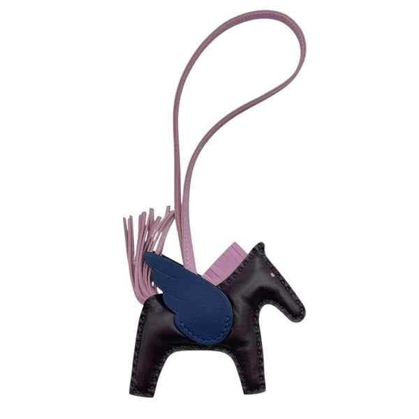 エルメス HERMES ロデオペガサスPM Z刻 ルージュセリエxブルーサフィールxモーヴシルベストル アニョーミロ レディース チャーム