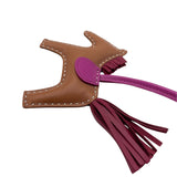 エルメス HERMES ロデオPM Y刻 ゴールドxルビーxローズパープル アニョーミロ レディース チャーム