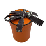 エルメス HERMES ツイリー EX-LIBRIS ブルー シルク レディース スカーフ