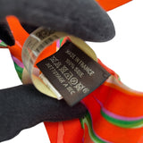 エルメス HERMES ツイリー BRIDES DE GALA SHADOW オレンジ シルク レディース スカーフ