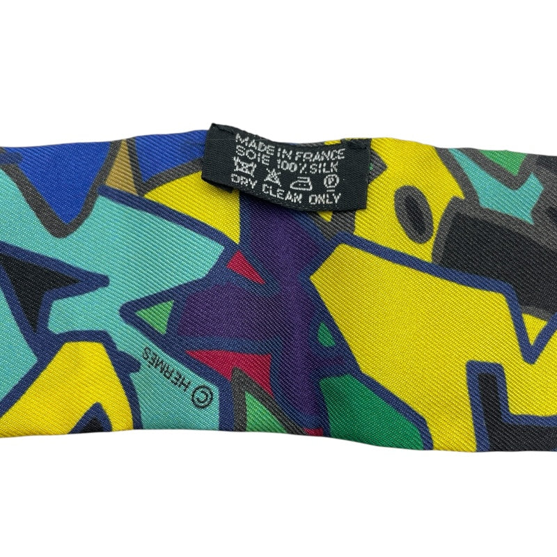 エルメス HERMES ツイリー GRAFF HERMES マルチカラー シルク レディース スカーフ