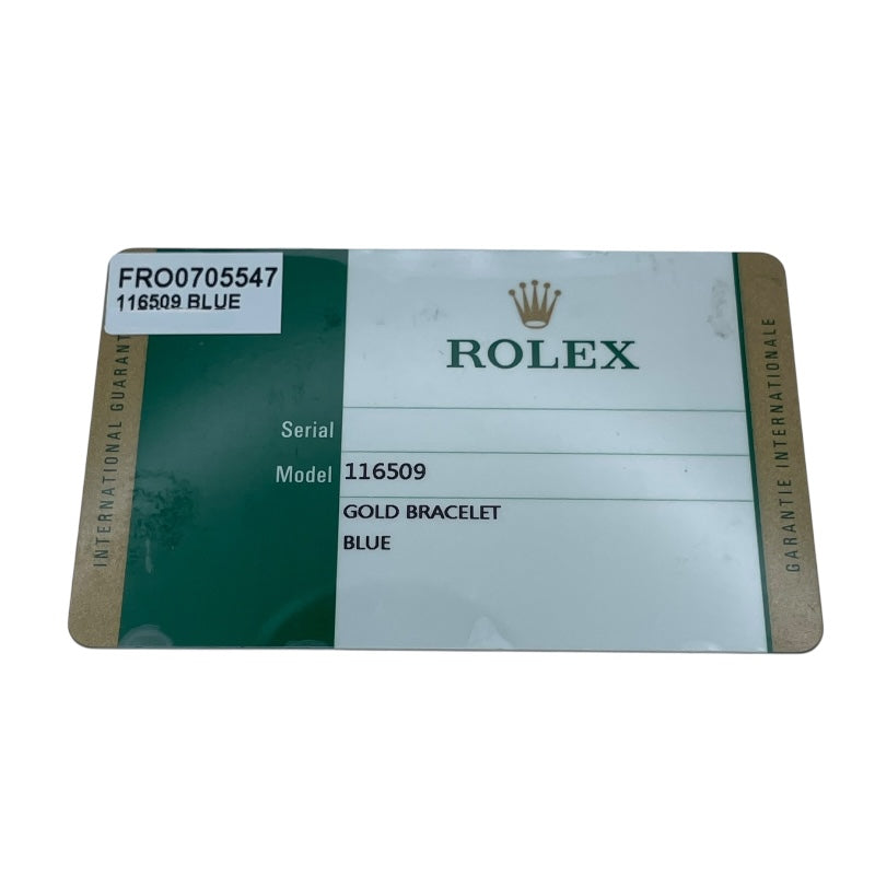 ロレックス ROLEX デイトナ 116509 ブルー K18WG メンズ 腕時計