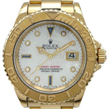 ロレックス ROLEX ヨットマスター ホワイトシェル 16628NGS ホワイト K18YG 自動巻き メンズ 腕時計