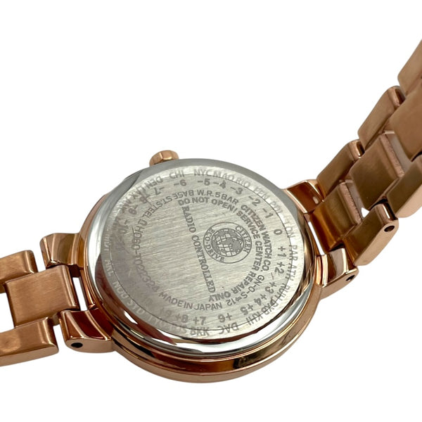 シチズン CITIZEN クロスシー ハッピーフライト ES9002-58A ホワイト GP クオーツ レディース 腕時計