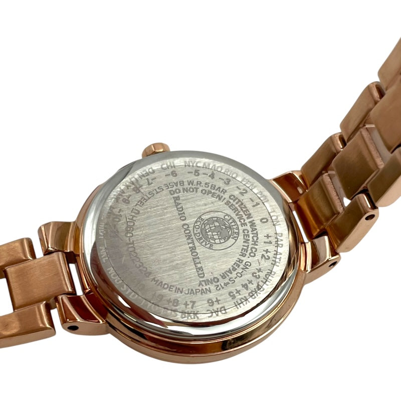 シチズン CITIZEN クロスシー ハッピーフライト ES9002-58A ホワイト GP クオーツ レディース 腕時計