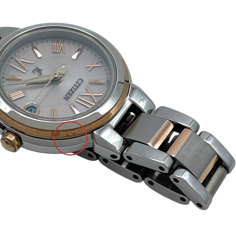 シチズン CITIZEN クロスシー エコドライブワン XCB38-9133 ピンク クオーツ レディース 腕時計