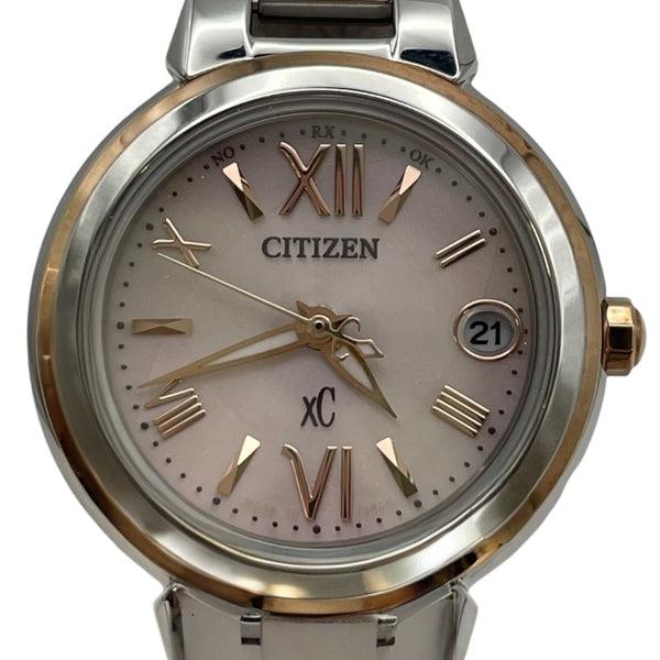 シチズン CITIZEN クロスシー エコドライブワン XCB38-9133 ピンク クオーツ レディース 腕時計