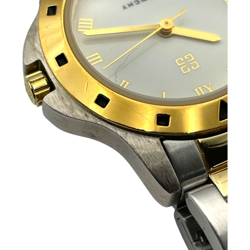 ジバンシィ GIVENCHY レディースウォッチ ホワイト SS/GP クオーツ レディース 腕時計