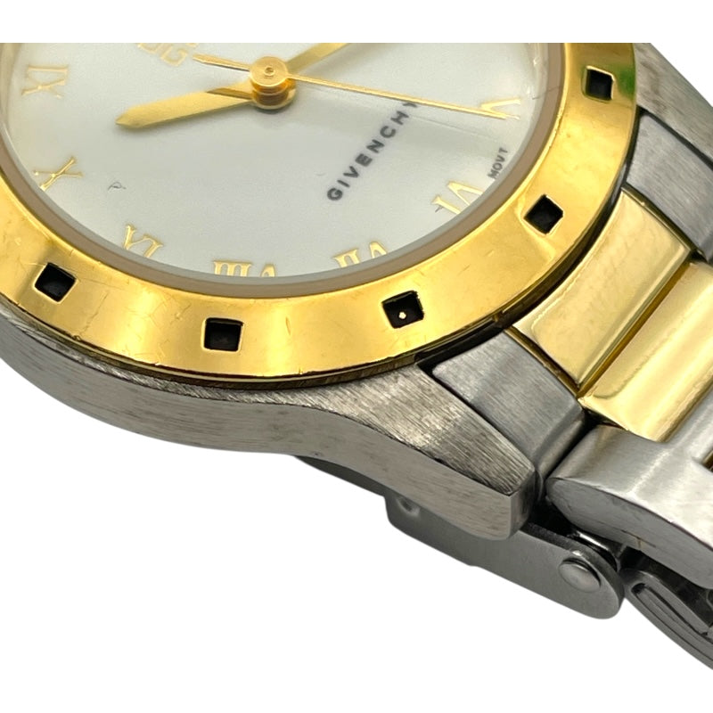 ジバンシィ GIVENCHY レディースウォッチ ホワイト SS/GP クオーツ レディース 腕時計
