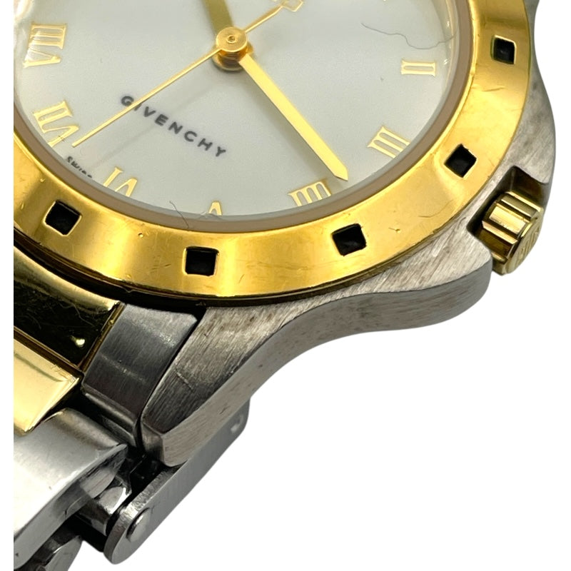ジバンシィ GIVENCHY レディースウォッチ ホワイト SS/GP クオーツ レディース 腕時計