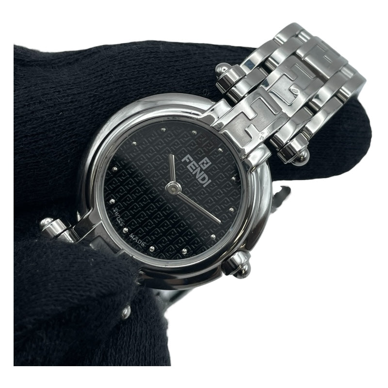 フェンディ FENDI オロロジ 750L ブラック SS クオーツ レディース 腕時計