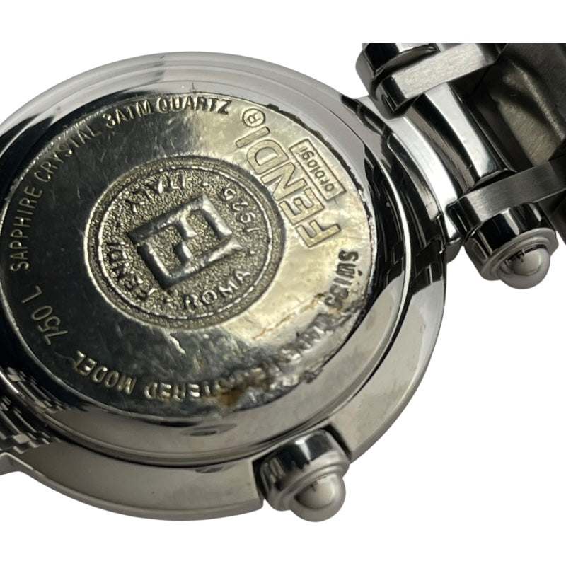 フェンディ FENDI オロロジ 750L ブラック SS クオーツ レディース 腕時計