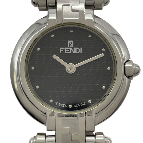 フェンディ FENDI オロロジ 750L ブラック SS クオーツ レディース 腕時計