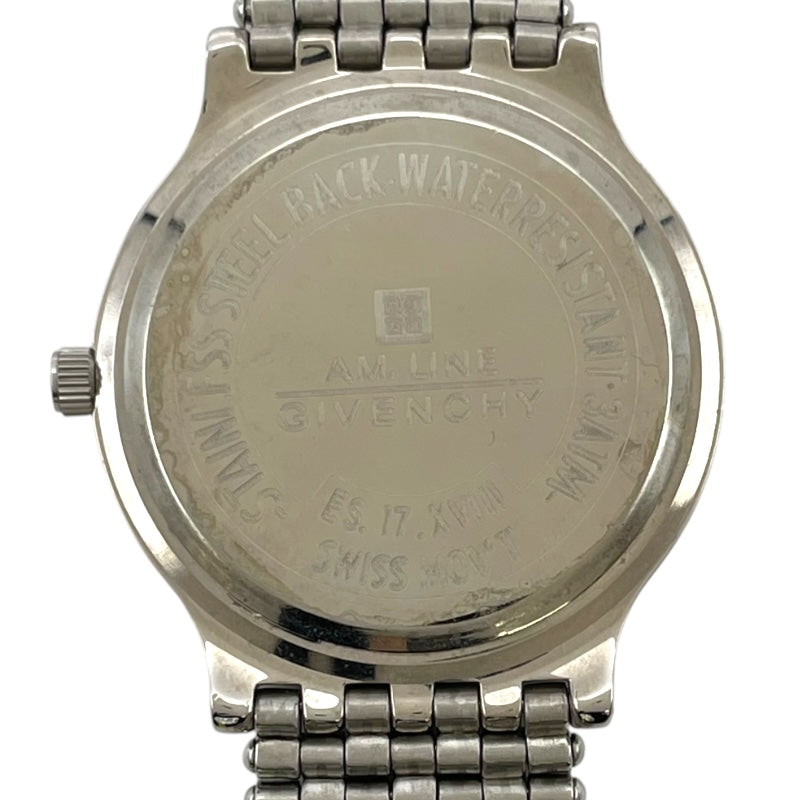 ジバンシィ GIVENCHY メンズウォッチ ホワイト SS クオーツ メンズ 腕時計