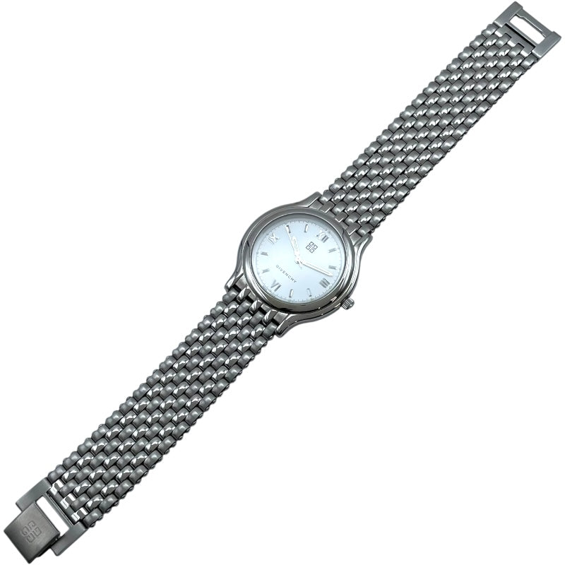 ジバンシィ GIVENCHY メンズウォッチ ホワイト SS クオーツ メンズ 腕時計