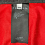 バレンシアガ BALENCIAGA ロゴプリントジップアップジャケット 534317 レッド/ブルー/ブラック ポリエステル メンズ ナイロンジャケット