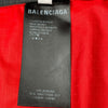 バレンシアガ BALENCIAGA ロゴプリントジップアップジャケット 534317 レッド/ブルー/ブラック ポリエステル メンズ ナイロンジャケット