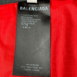 バレンシアガ BALENCIAGA ロゴプリントジップアップジャケット 534317 レッド/ブルー/ブラック ポリエステル メンズ ナイロンジャケット
