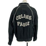 セリーヌ CELINE ストーンロゴウエスタンテディジャケット Q773580W ブラック コーデュロイ レディース その他アウター