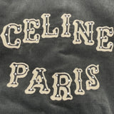 セリーヌ CELINE ストーンロゴウエスタンテディジャケット Q773580W ブラック コーデュロイ レディース その他アウター