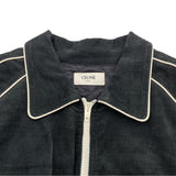 セリーヌ CELINE ストーンロゴウエスタンテディジャケット Q773580W ブラック コーデュロイ レディース その他アウター